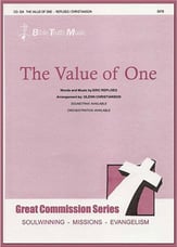 The Value of One SATB choral sheet music cover